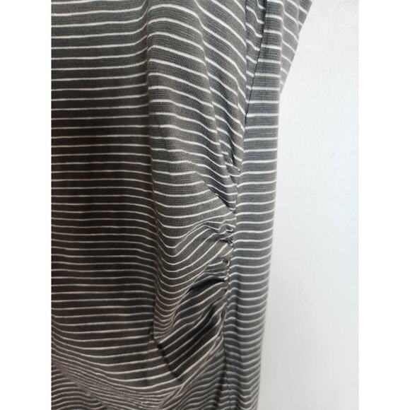 Toad and Co Montauket Long Dress Side Ruching Sz L Organic granolagirl outdoors - Picture 3 of 9